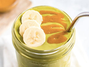 Peanut Butter Green Machine (Vegan Recipe)