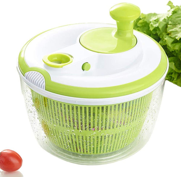 Electric Salad Spinner Automatic Large Capacity Draining System for Fruit